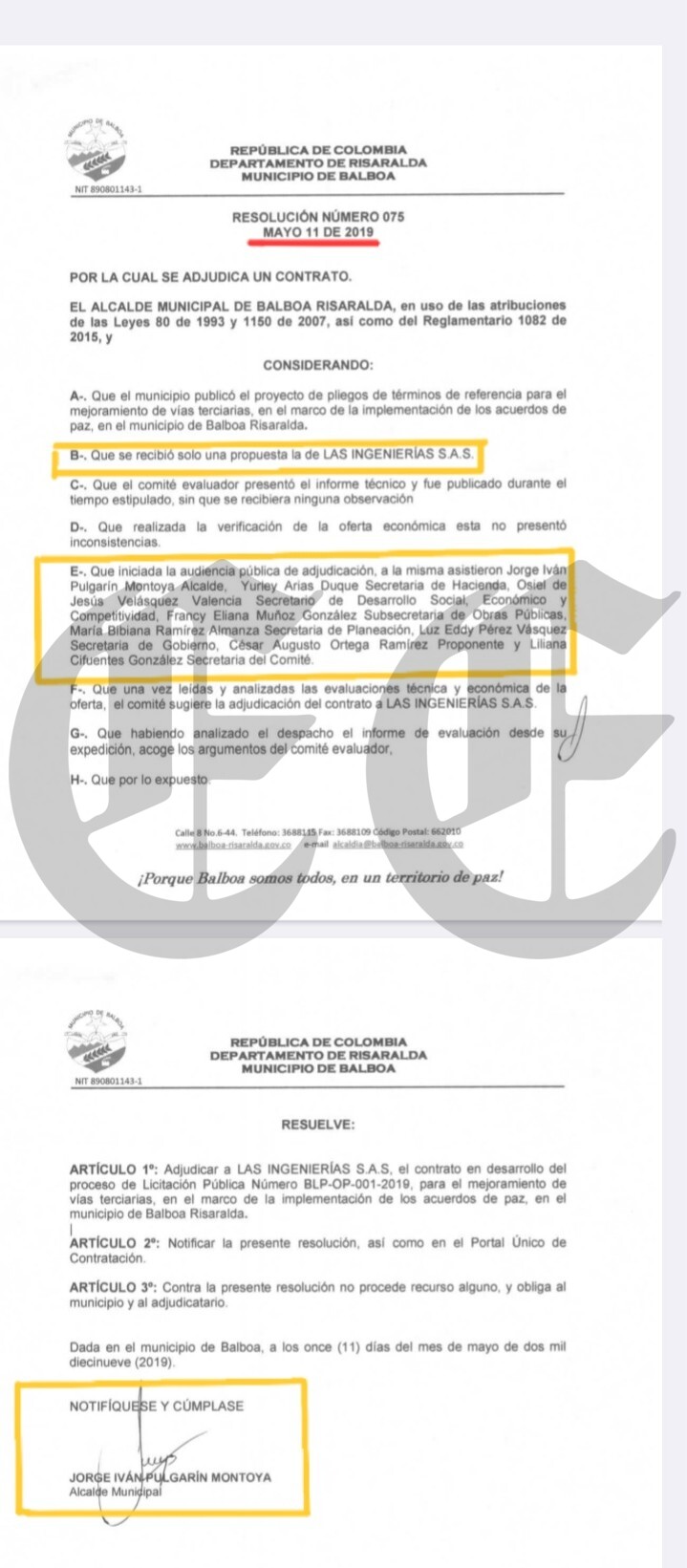 asi se perdieron millonarios recursos para la paz en balboa muchos involucrados a