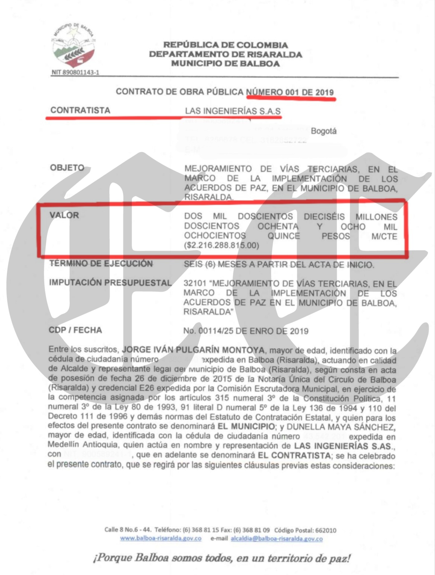 asi se perdieron millonarios recursos para la paz en balboa muchos involucrados b1