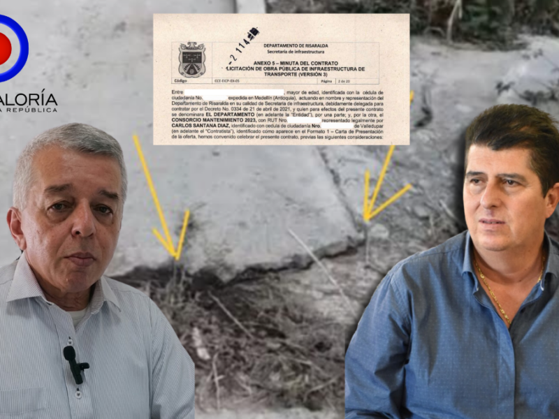 Contraloría intervino contrato por $17.000 millones de la gobernación de Tamayo