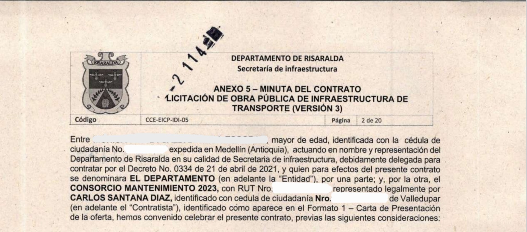 contraloria intervino contrato por 17 000 millones de la gobernacion de tamayo portada