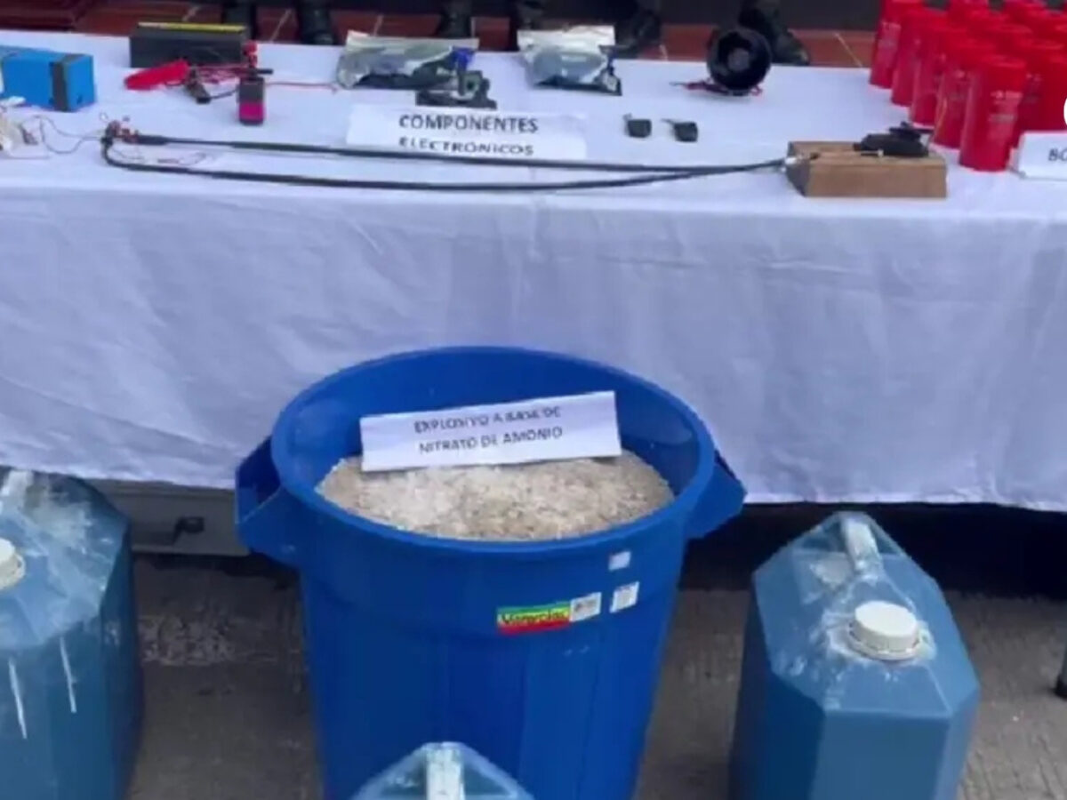 Desmantelan en Mocoa laboratorio clandestino capaz de fabricar 600 kilos de explosivos
