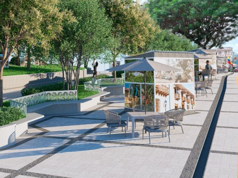 Gobernador Juan Diego Patiño y la EDUR inician la histórica remodelación del Parque Principal de Apía con inversión de $3.300 millones
