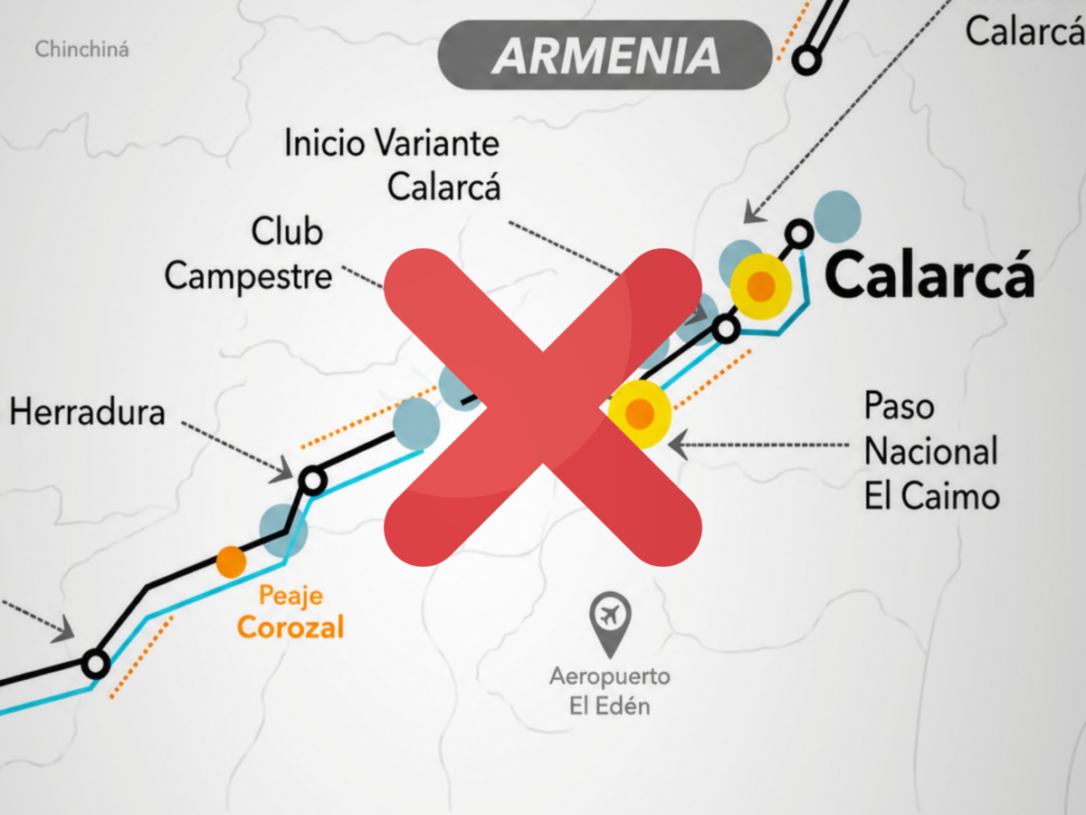 Gobierno Nacional rechaza el megaproyecto vial «Conexión Centro» para el Eje Cafetero