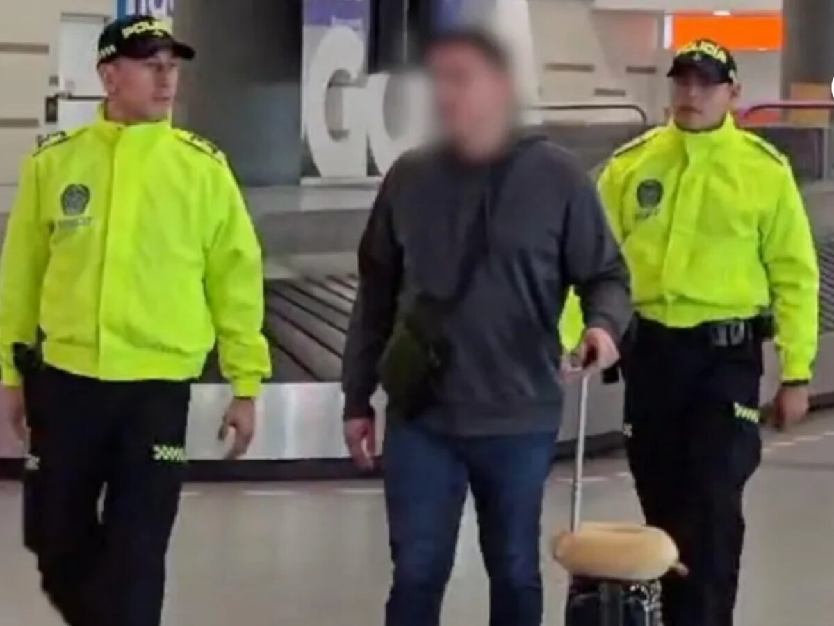 Jorge Espinoza Peña, alias «Alex» capturado en Bogotá por nexos con el Cartel de Sinaloa