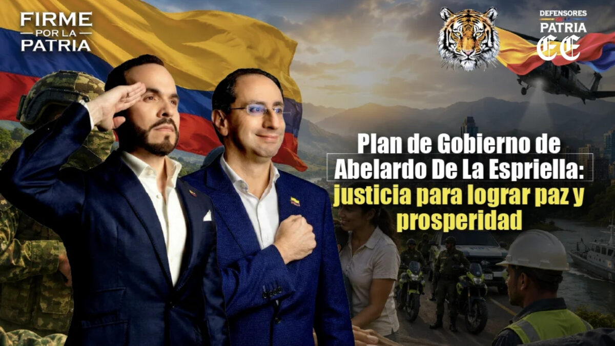 abelardo de la espriella a la carcel por usar los colores de la bandera y decir firme por la patria y no acatar la orden de un magistrado afiche publicitario de la espriella web seguidores