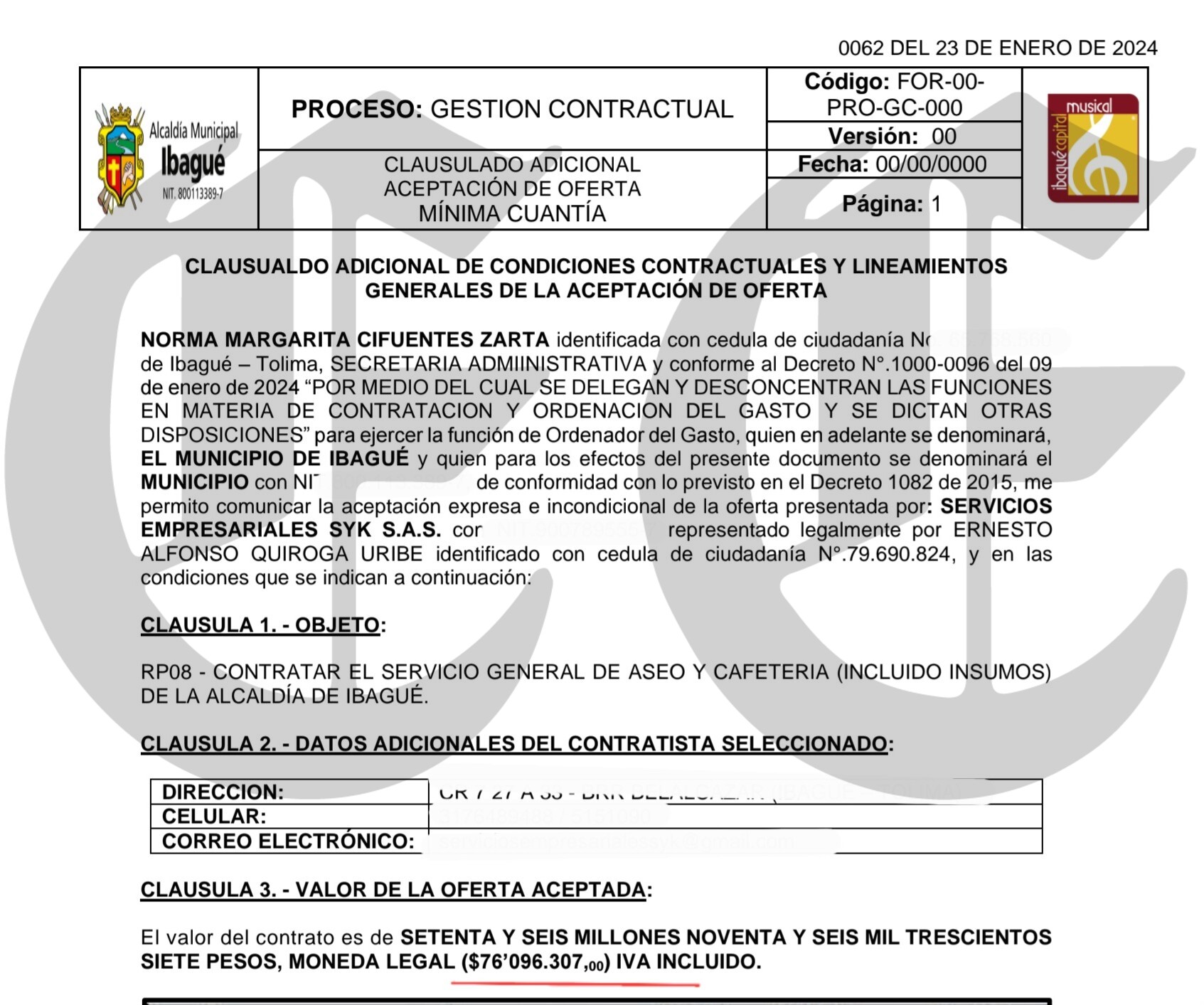 alcaldesa de ibague imputada los miles de millones que contrata syk y la investigacion de la dijin 12