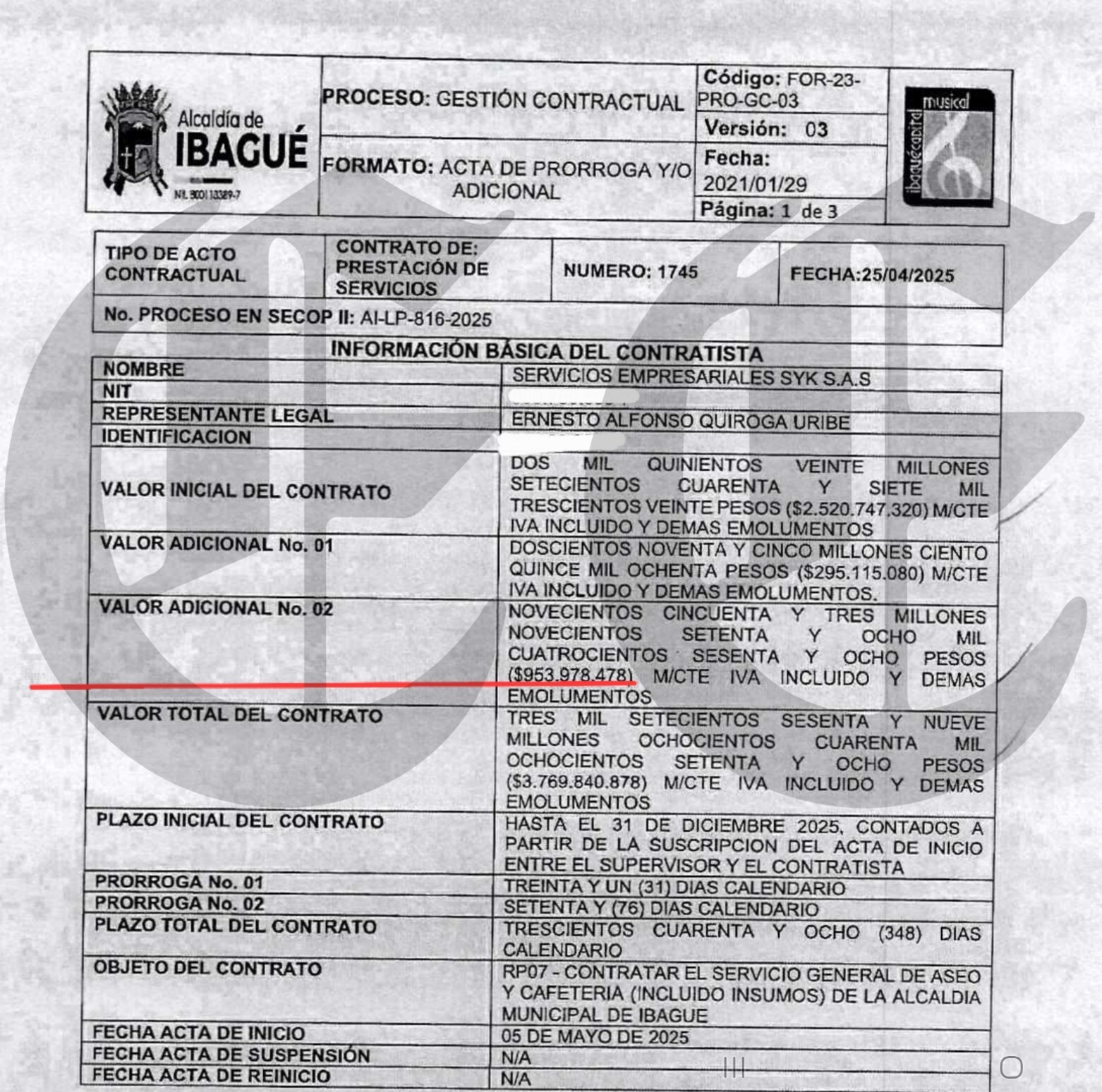alcaldesa de ibague imputada los miles de millones que contrata syk y la investigacion de la dijin 17