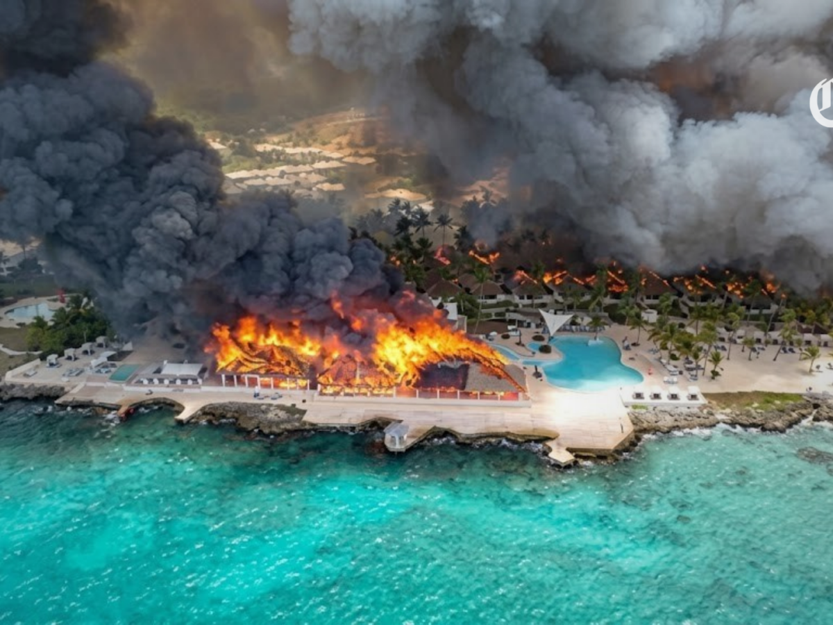 Incendio voraz en complejo hotelero de la República Dominicana deja una víctima mortal