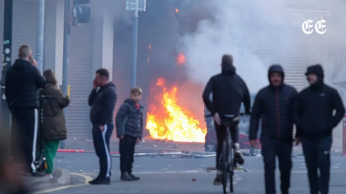 irlanda del norte refuerza la seguridad en belfast ante la violencia callejera atribuida a grupos radicales irlanda protestas afp