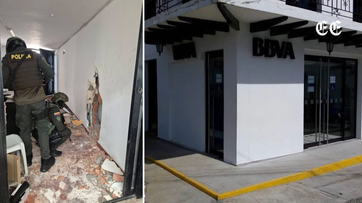 Ladrones se llevan más de 1.500 millones de pesos de un banco en el casco urbano de Caloto a pocas cuadras de la Policía 1 ladrones se llevan mas de 1 500 millones de pesos de un banco en el casco urbano de caloto a pocas cuadras de la policia caloto robo bbva redes sociales