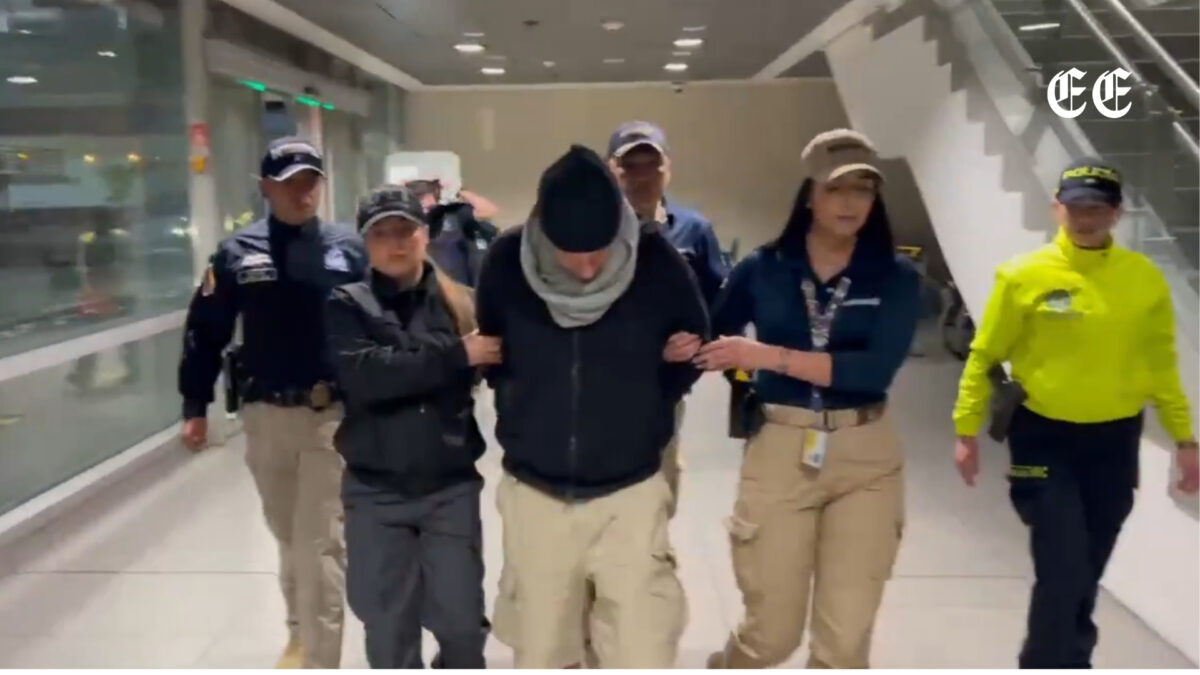 legalizan la captura del ciudadano britanico investigado por el feminicidio de natalia villalba britanico capturado caso natalia imagen tomada de video redes sociales