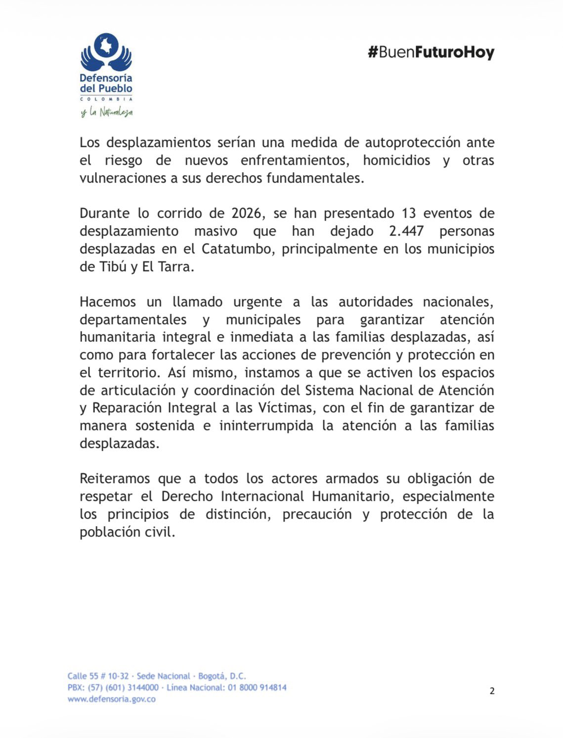 Más de 300 personas desplazadas de sus hogares tras una violenta incursión armada en el Catatumbo 3 mas de 300 personas desplazadas de sus hogares tras una violenta incursion armada en el catatumbo image 1