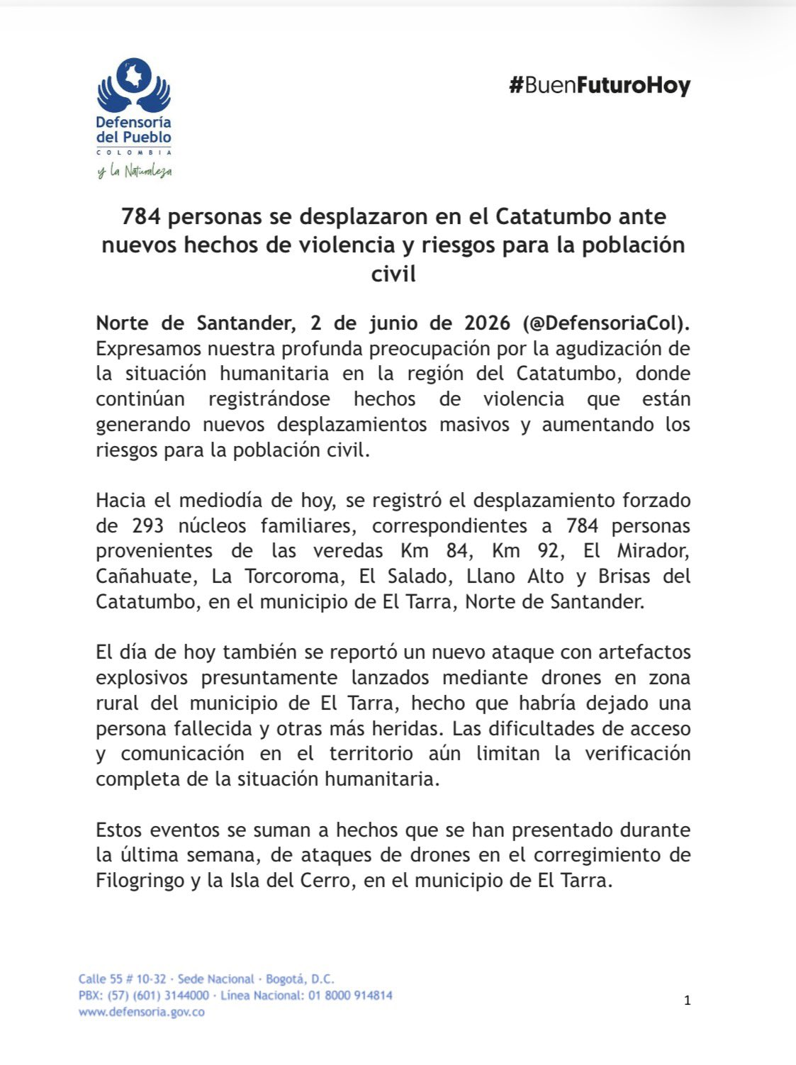 Más de 300 personas desplazadas de sus hogares tras una violenta incursión armada en el Catatumbo 2 mas de 300 personas desplazadas de sus hogares tras una violenta incursion armada en el catatumbo image