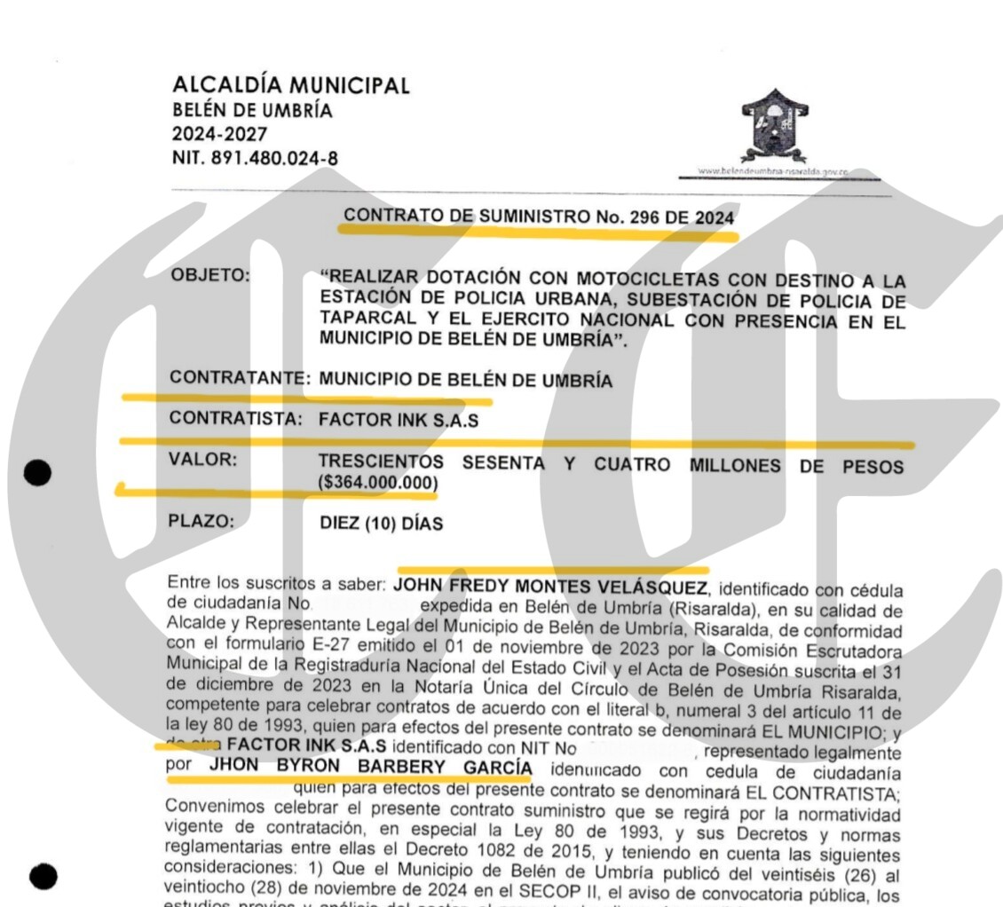 mas escandalos en contratos millonarios del alcalde de belen de umbria y mas cerca su revocatoria 5
