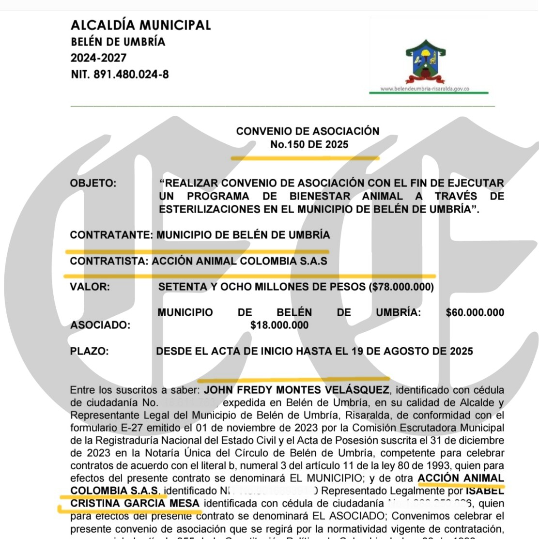 mas escandalos en contratos millonarios del alcalde de belen de umbria y mas cerca su revocatoria 6