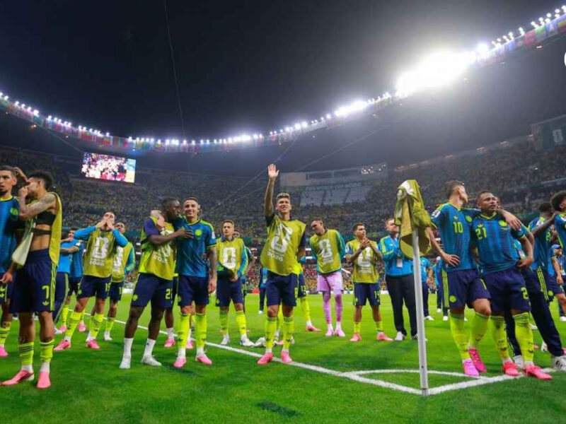 pase magico del cucho hernandez y gol de campaz para sellar el debut triunfal de colombia con un 3 1 ante uzbekistan debut mundial colombia getty images