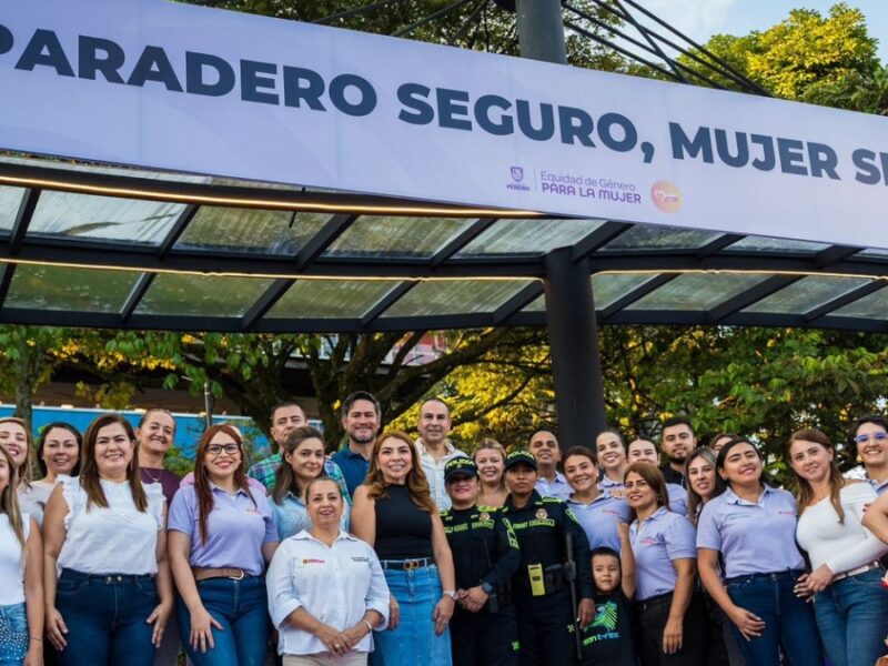 Pereira fortalece la estrategia Mujer Segura con la inauguración del segundo Paradero Seguro