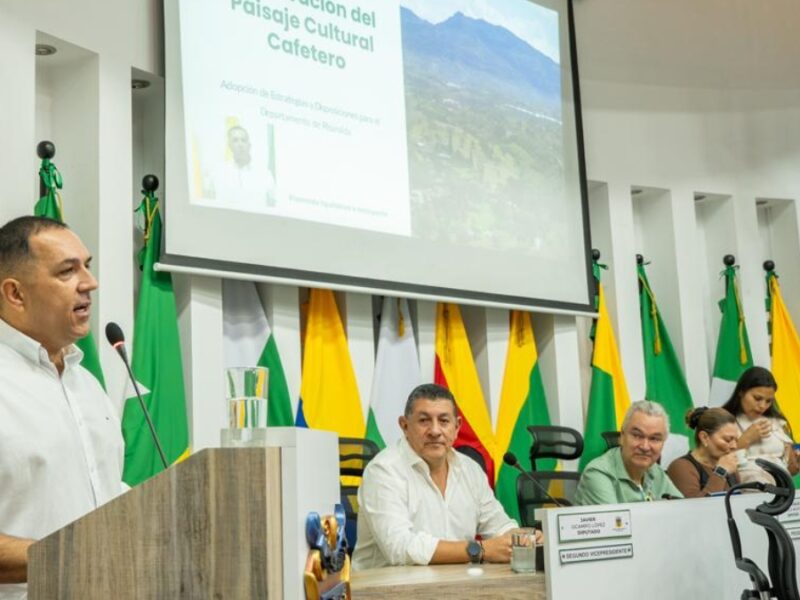 Risaralda avanza con proyecto de ordenanza hacia la conservación del Paisaje Cultural Cafetero de Colombia