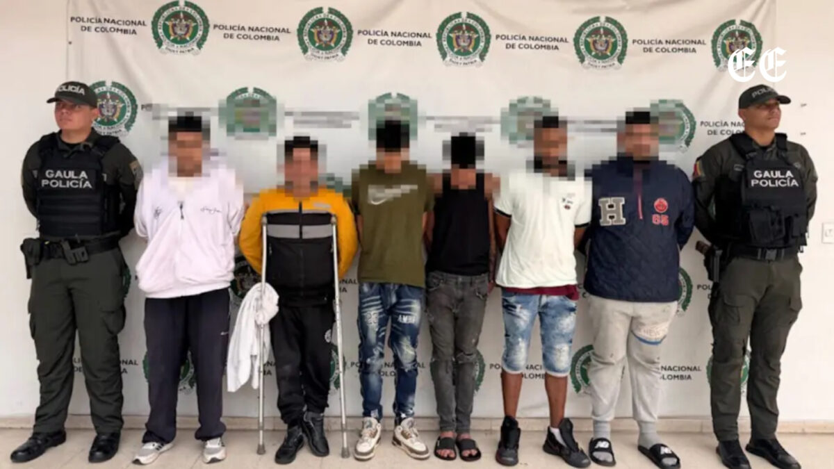 Caen seis integrantes del Tren de Aragua en un operativo tras nueve meses de investigación 1 caen seis integrantes del tren de aragua en un operativo tras nueve meses de investigacion capturados bogota tren aragua fiscalia general de la nacion ee