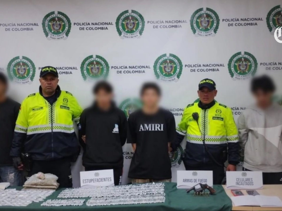 Capturan en el norte de Bogotá a dos jóvenes que amordazaron a una cajera para robar una droguería