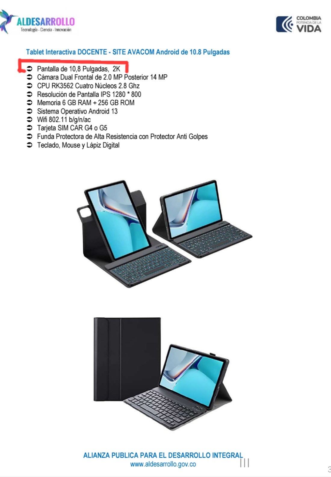 el carrusel digital de armenia 1 contratos por 123 899 millones con aldesarrollo alcalde james padilla y la denuncia en fiscalia tablet