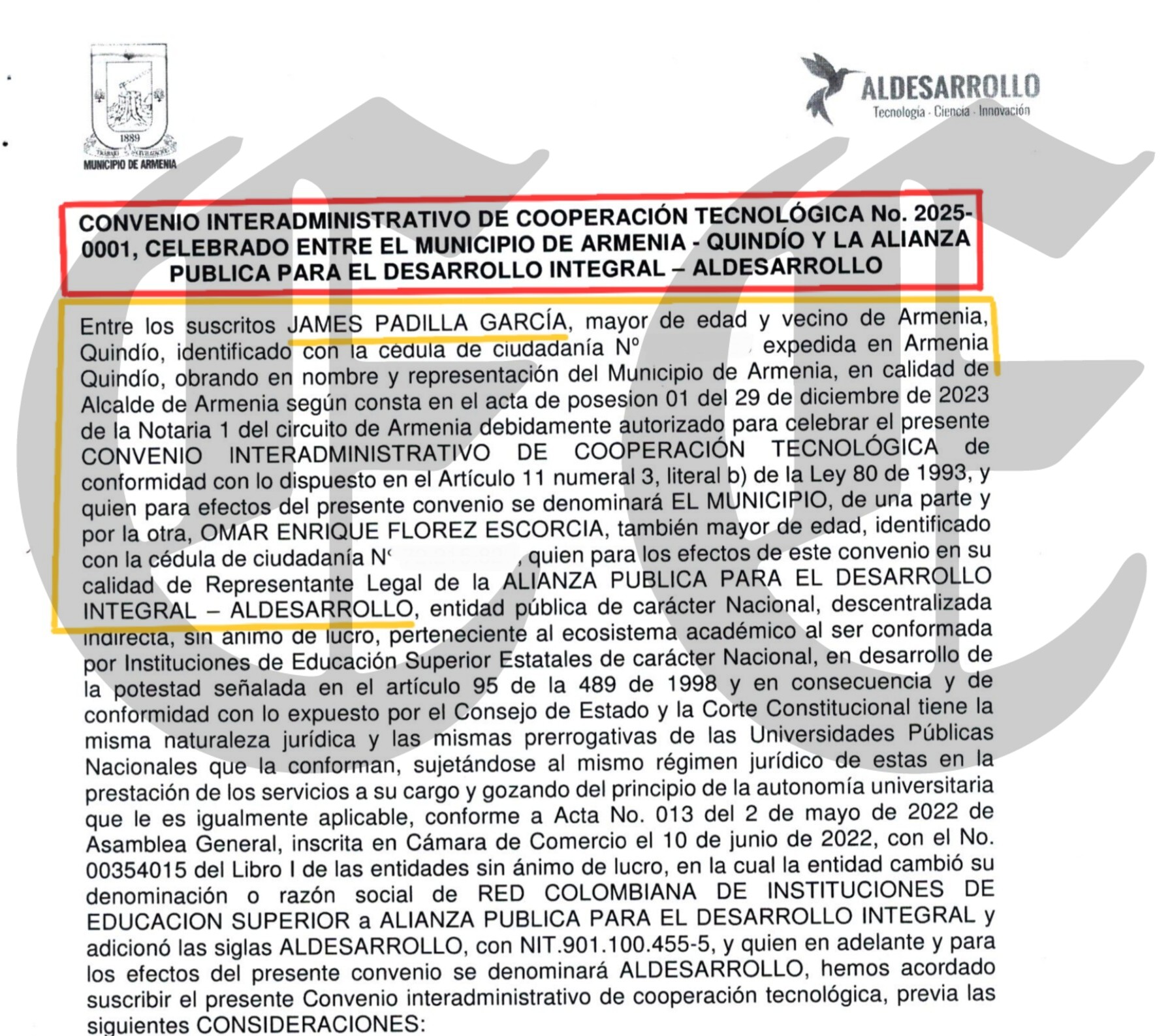 el carrusel digital de armenia 2 alcalde james padilla firma para que aldesarrollo subsane contratos que hace 4 y 2 anos le pagaron sin cumplir 7
