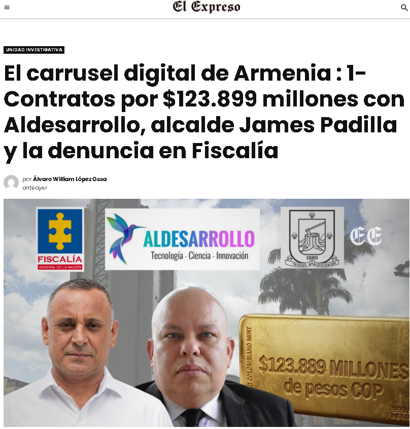 el carrusel digital de armenia 2 alcalde james padilla firma para que aldesarrollo subsane contratos que hace 4 y 2 anos le pagaron sin cumplir captura de pantalla 2026 07 08 175320 1