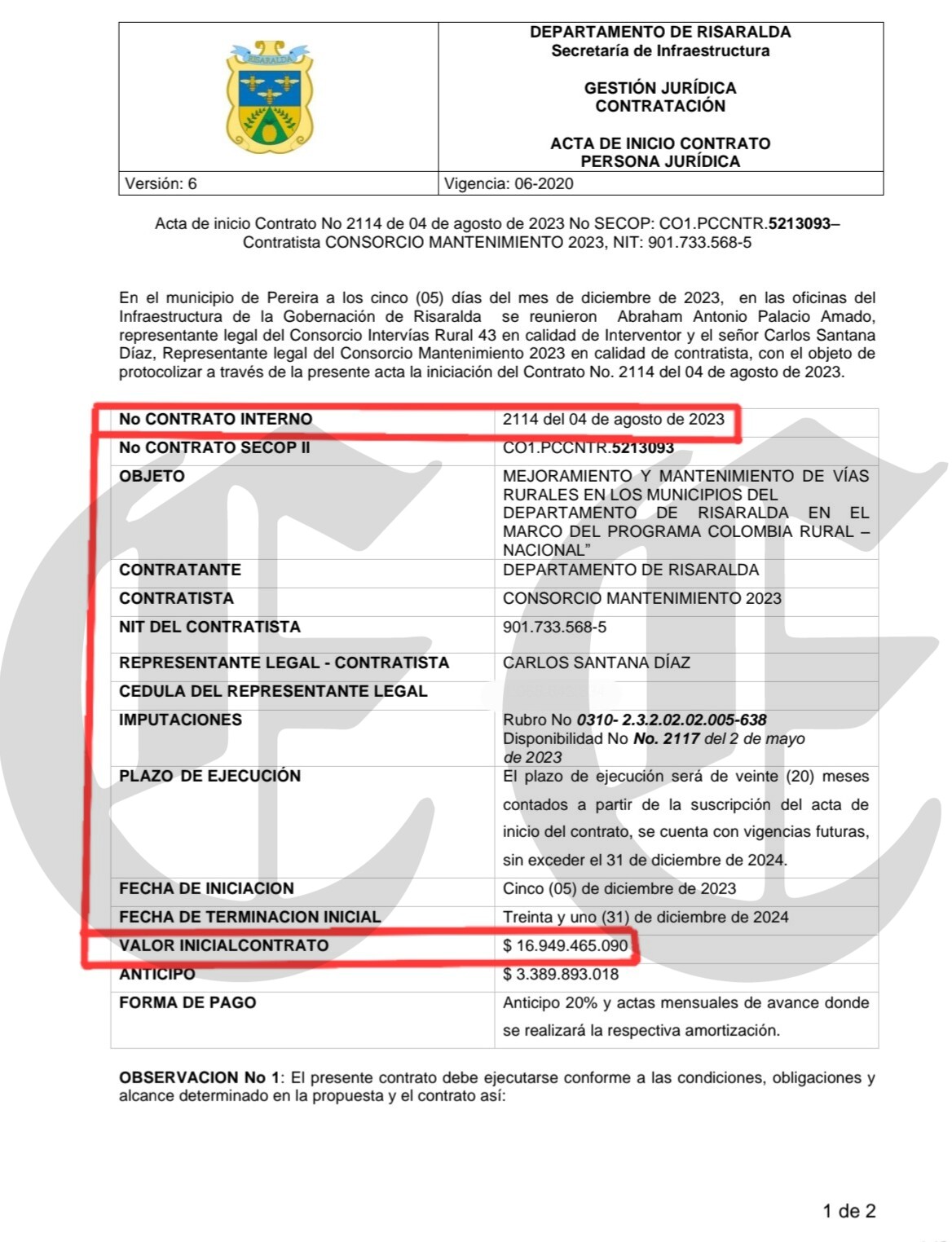 En la mira de la Procuraduría contrato de $17.000 millones para vías de El Español ¡Por incumplidos! 7 en la mira de la procuraduria contrato de 17 000 millones para vias de el espanol por incumplidos 2