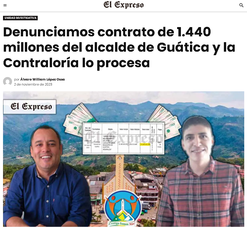 estos son los funcionarios y contratistas que seran imputados por un contrato de mas de 20 000 millones en alcaldia de dosquebradas captura de pantalla 2026 07 16 150324