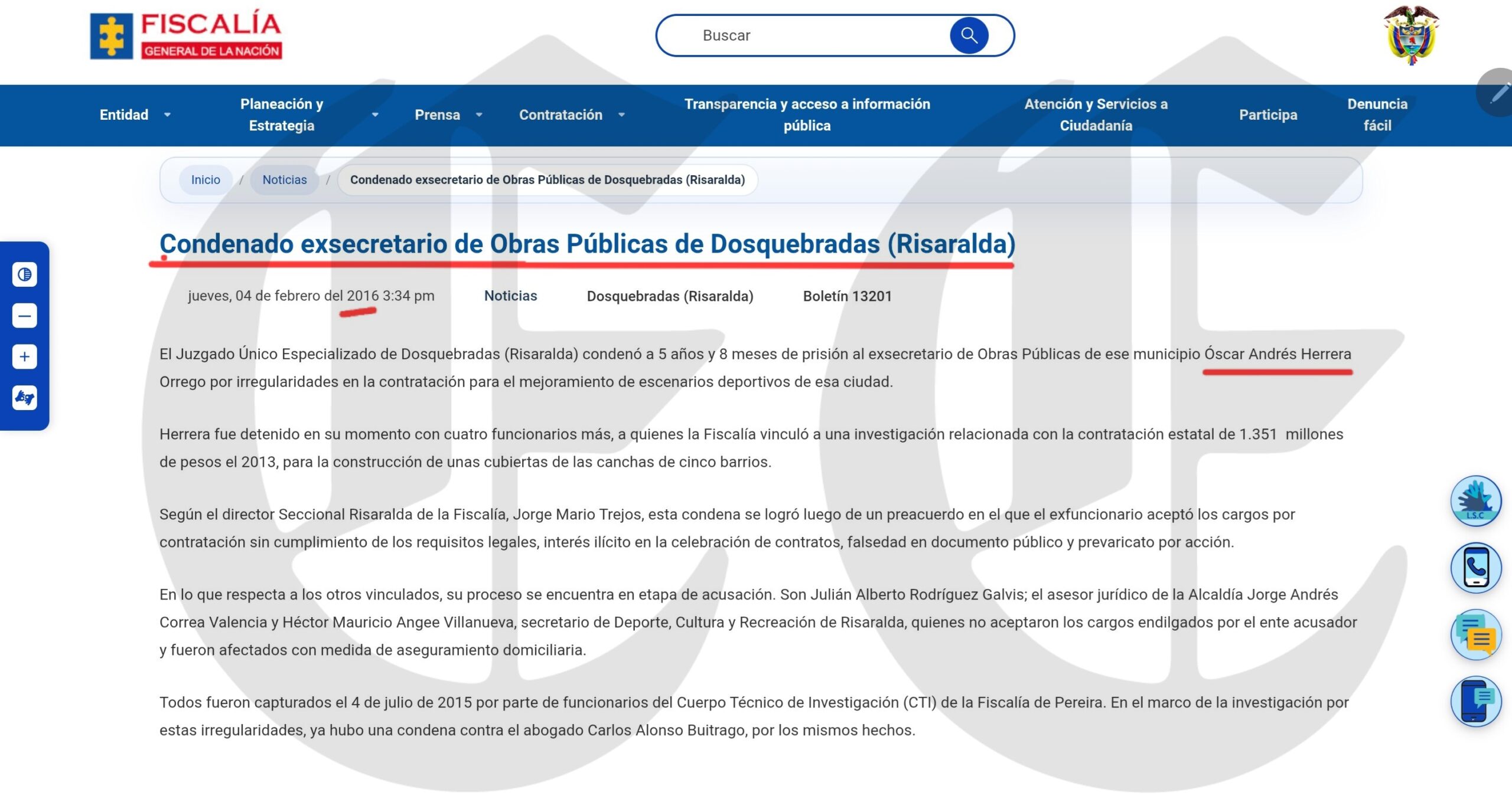 estos son los funcionarios y contratistas que seran imputados por un contrato de mas de 20 000 millones en alcaldia de dosquebradas f scaled