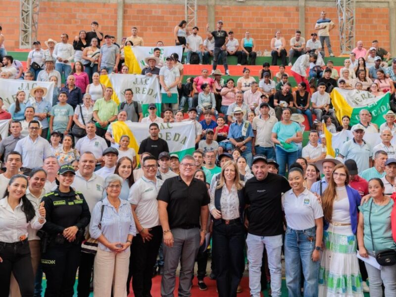 La Celia fortalece el liderazgo comunal con la posesión de los nuevos dignatarios de las JAC