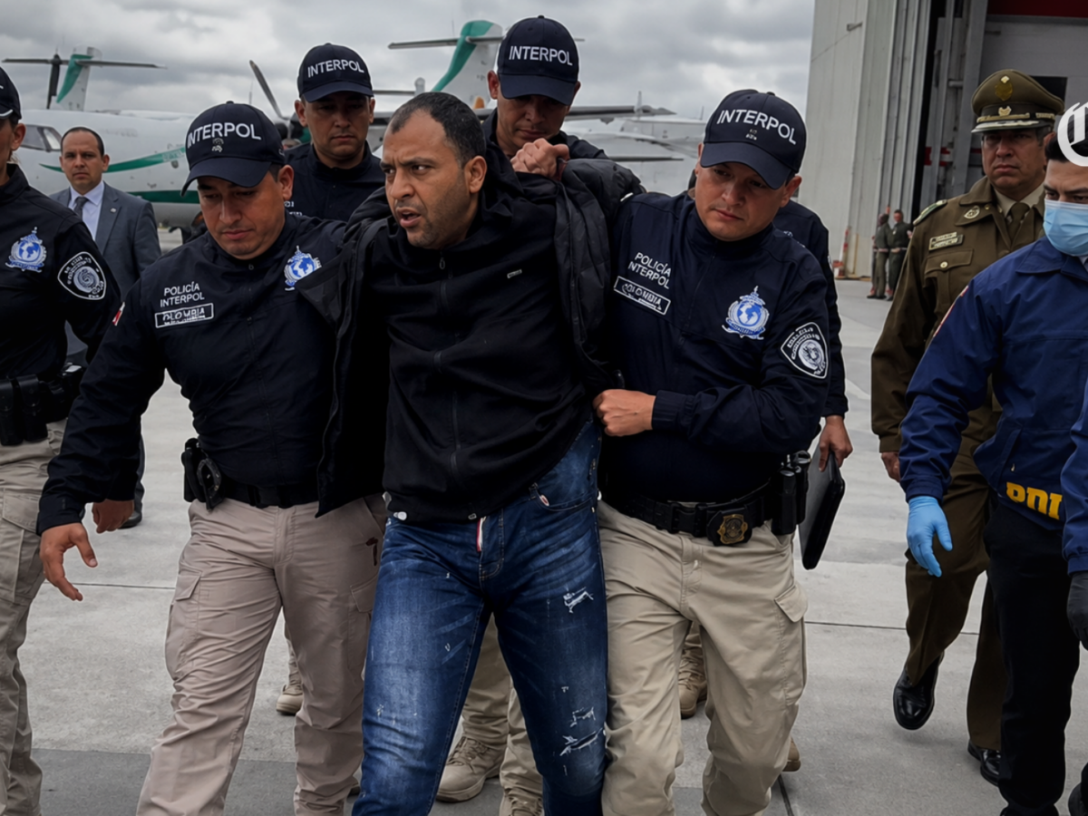 Colombia hace efectiva la extradición a Chile de alias Botija, presunto cabecilla del Tren de Aragua