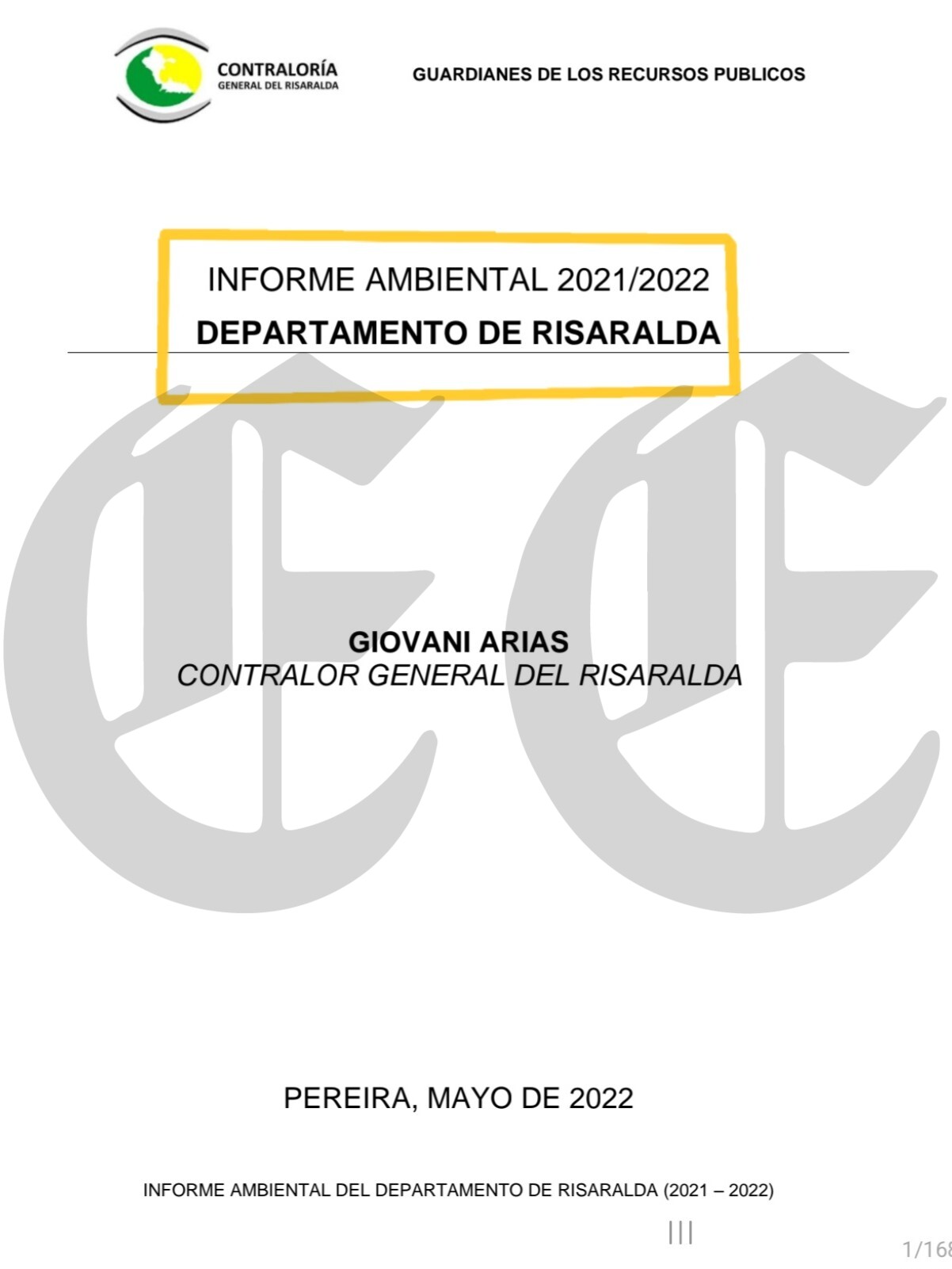 santa rosa de cabal con dos alcaldes del partido verde rajados en medio ambiente corregimientos con agua solo 3 horas al dia o nada c1