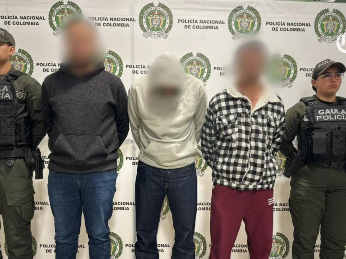 Tres capturados en Bogotá por extorsionar mediante la modalidad de la falsa encomienda internacional