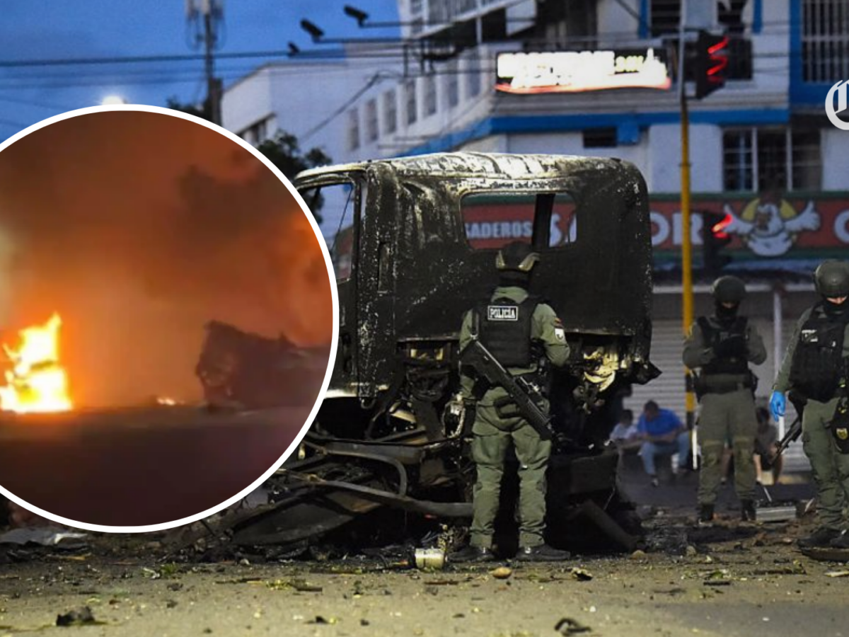 Atentado con coche bomba frente a sede policial en Cúcuta deja un saldo de 11 heridos