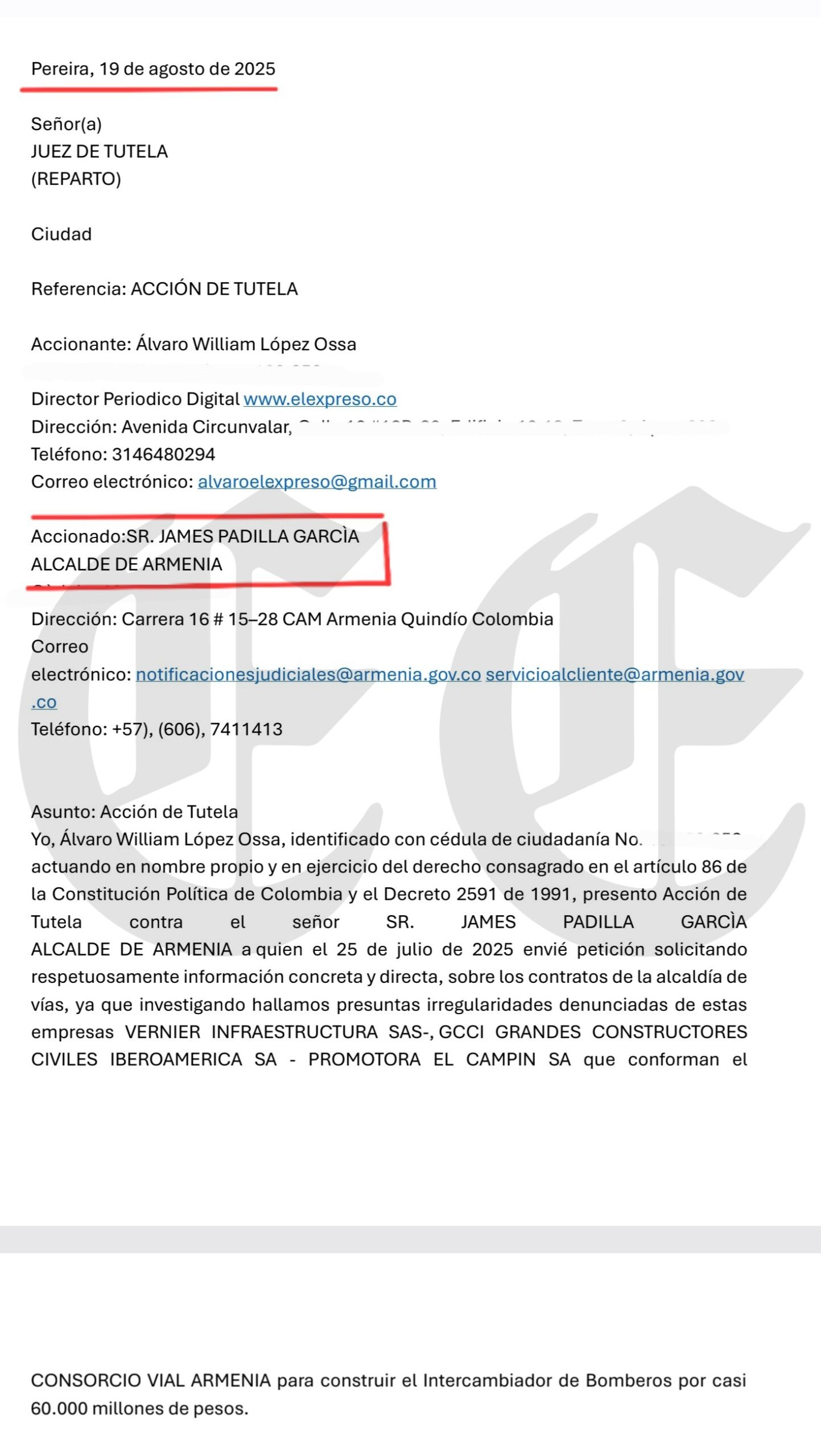 el alcalde james padilla esconde informacion de contratos 3 tutelas por ocultar informacion que solo contesta cuando un juez se lo ordena 2 scaled