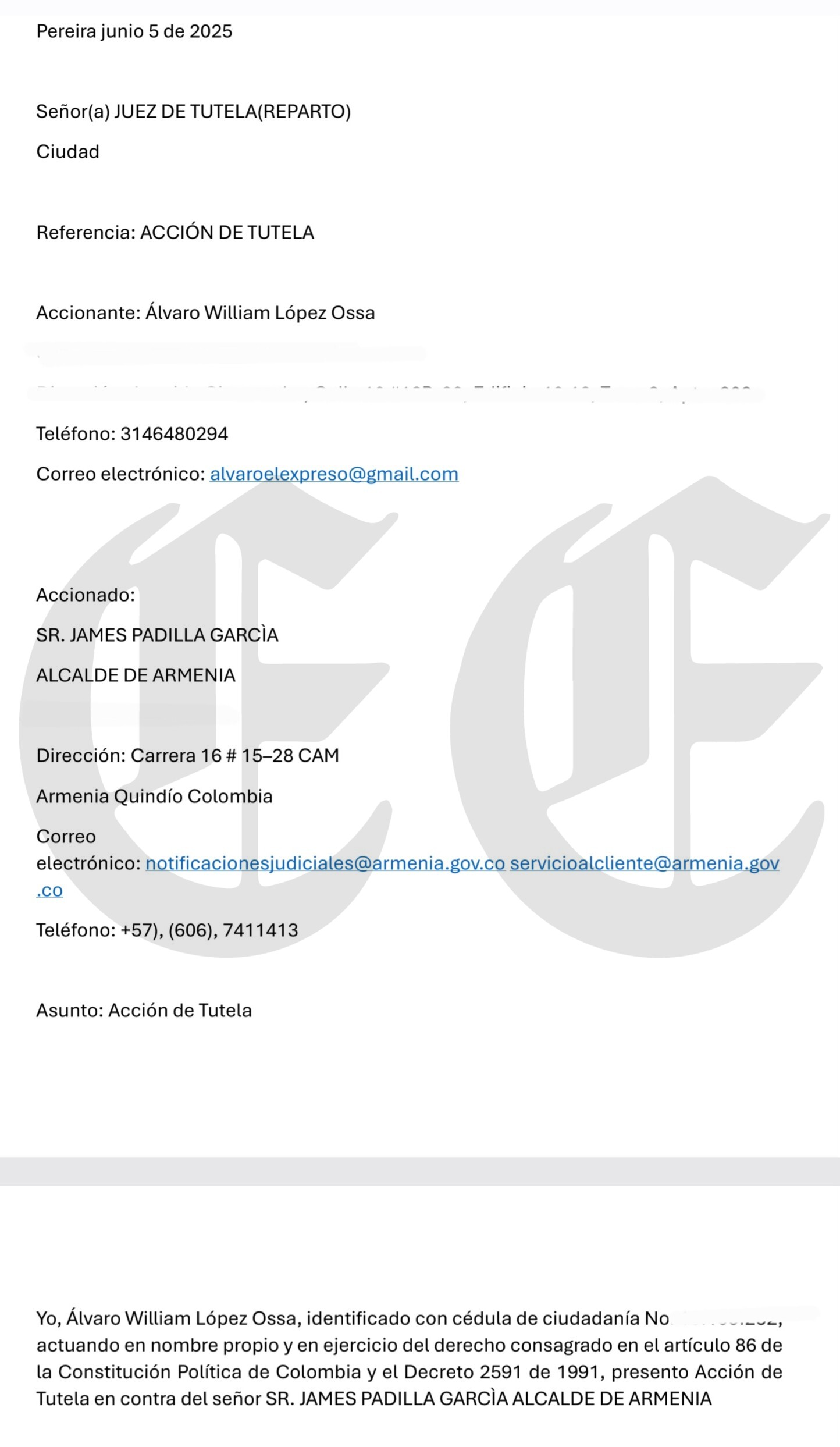 el alcalde james padilla esconde informacion de contratos 3 tutelas por ocultar informacion que solo contesta cuando un juez se lo ordena 3