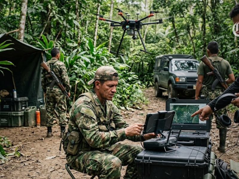 grupos armados de colombia buscan en el conflicto de ucrania tecnologia avanzada de drones pagina web