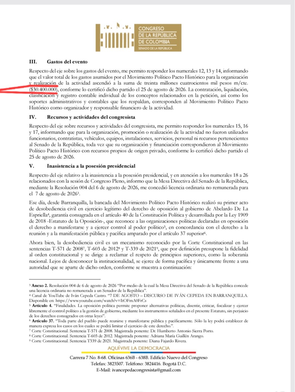 Iván Cepeda, revolución con licencia y facturas en el más allá 3 ivan cepeda revolucion con licencia y facturas en el mas alla 2
