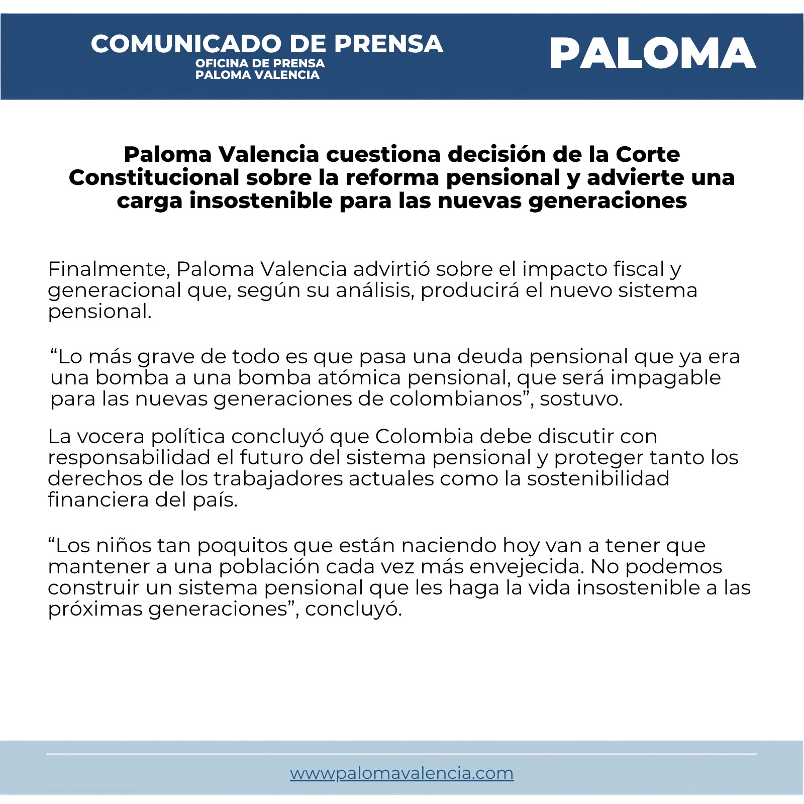 paloma valencia cuestiona la decision de la corte constitucional frente a la nueva reforma pensional 3