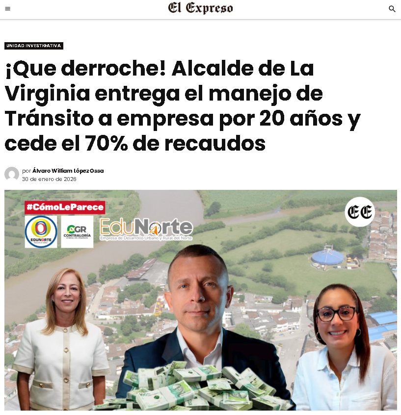 Se les cayó el negocio leonino de 20 años y 70% que entregaba Botero a Edunorte en La Virginia 6 se les cayo el negocio leonino de 20 anos y 70 que entregaba botero a edunorte en la virginia image 1