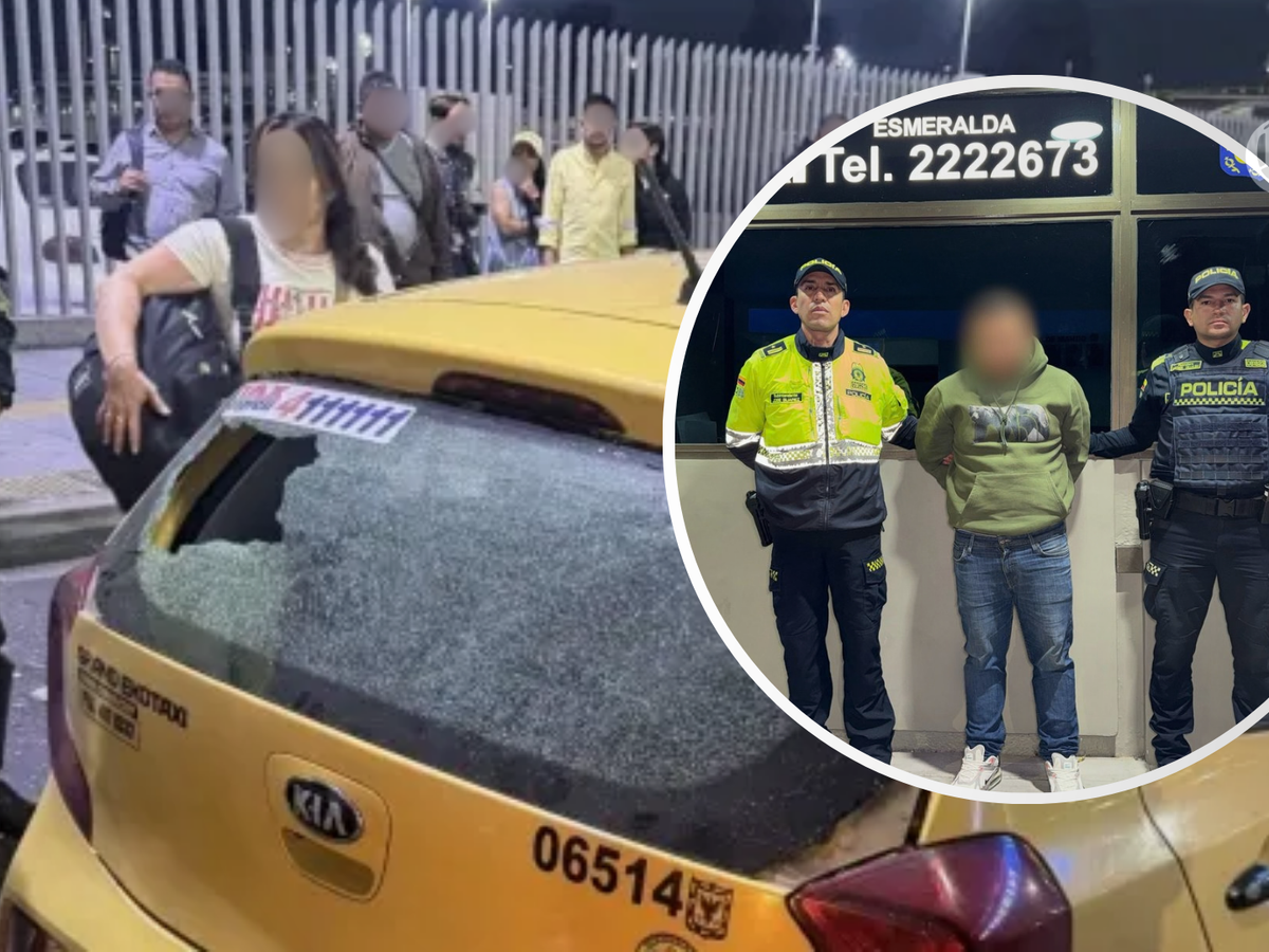 Accionar de un arma en el Aeropuerto El Dorado causa pánico y deja a un taxista capturado