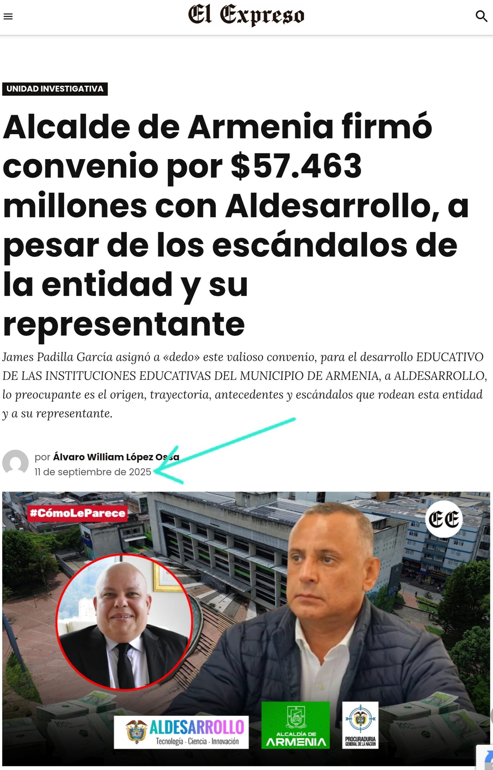 acorralada la alcaldia de armenia contraloria de la republica acepto nuestra solicitud de control preferente a contratos con aldesarrollo por 123 000 millones 1 scaled acorralada la alcaldia de armeni