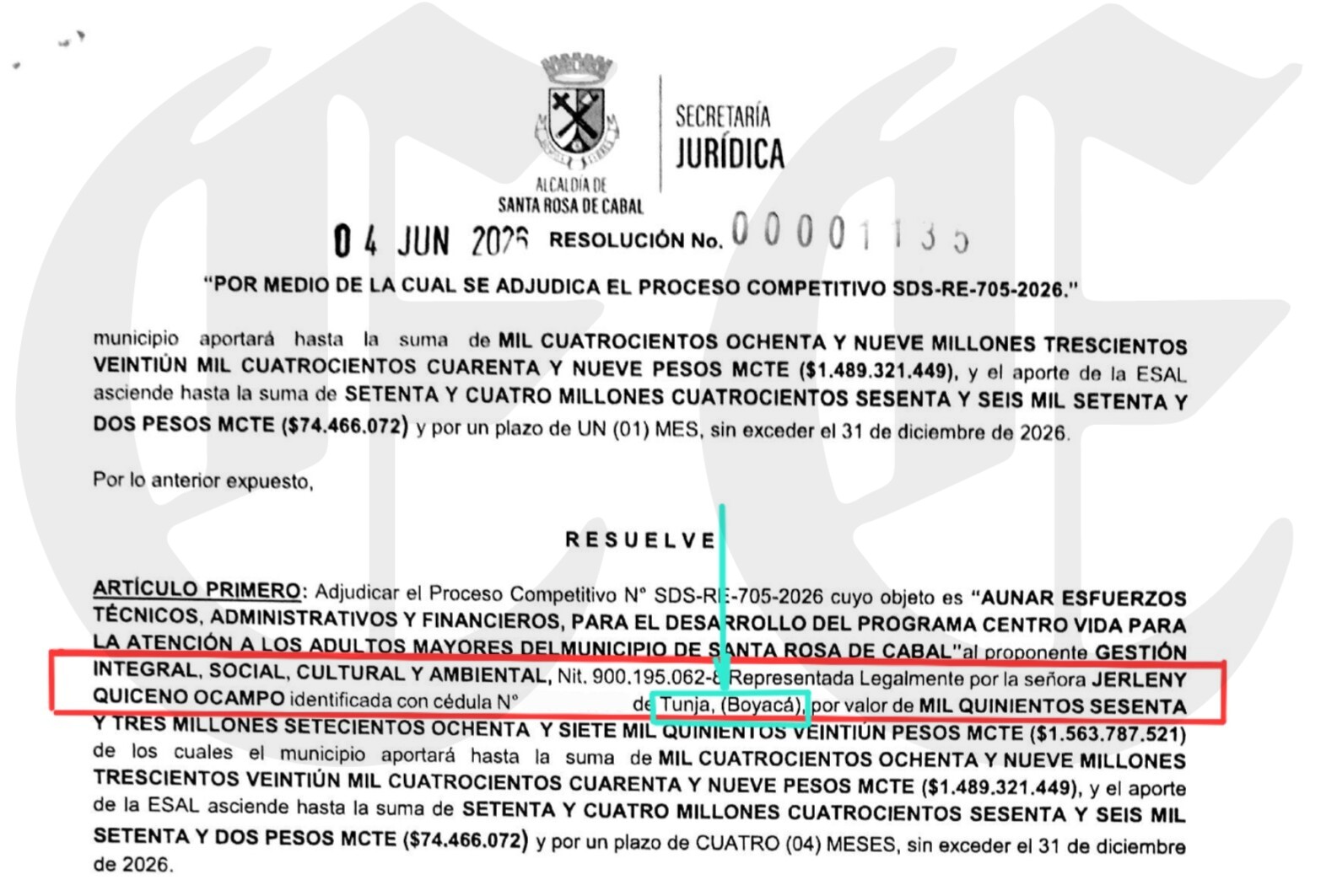 alcalde paulo gomez un convenio de 1 563 millones con pliego a la medida ceedula