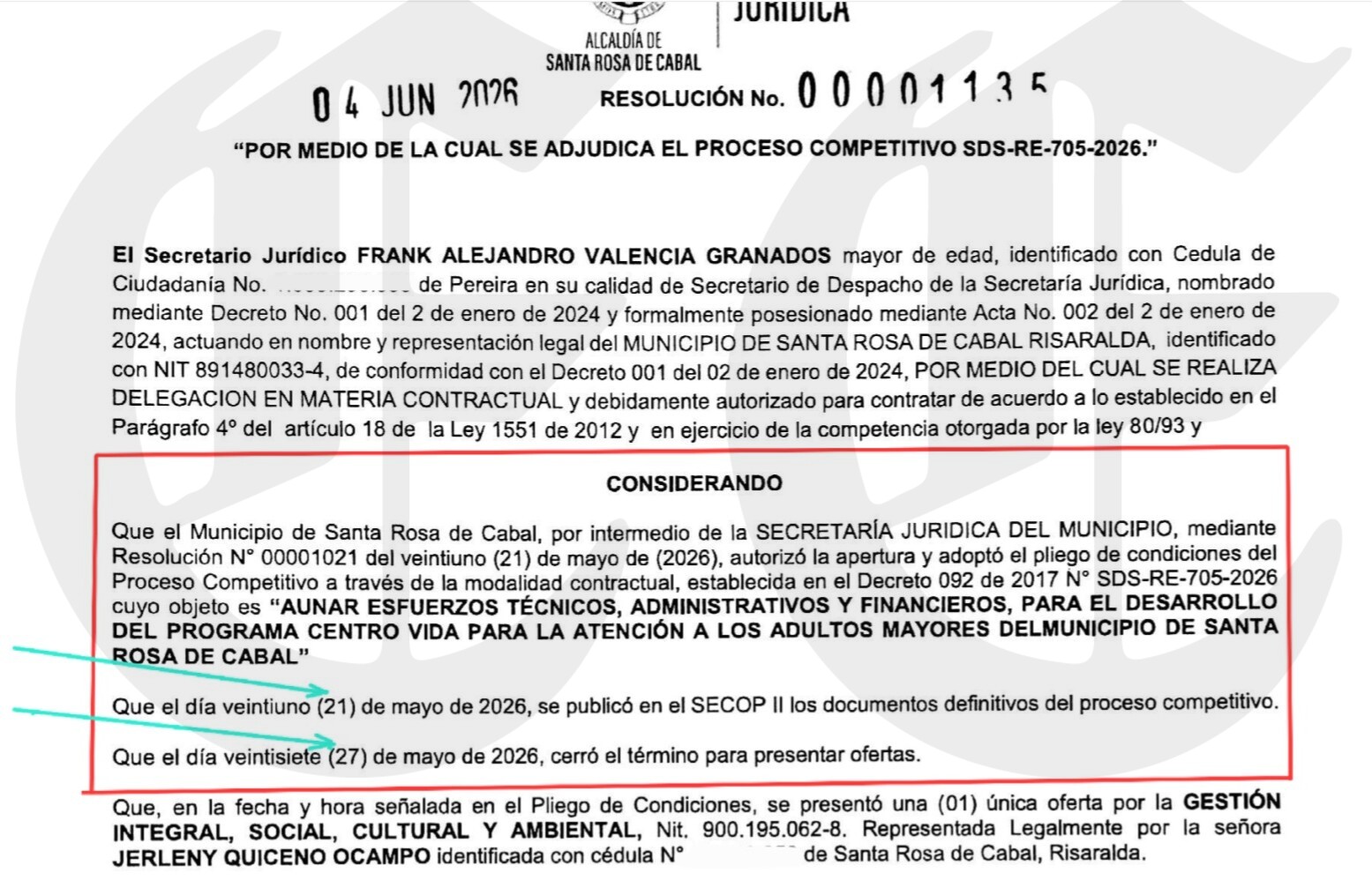 alcalde paulo gomez un convenio de 1 563 millones con pliego a la medida fecha