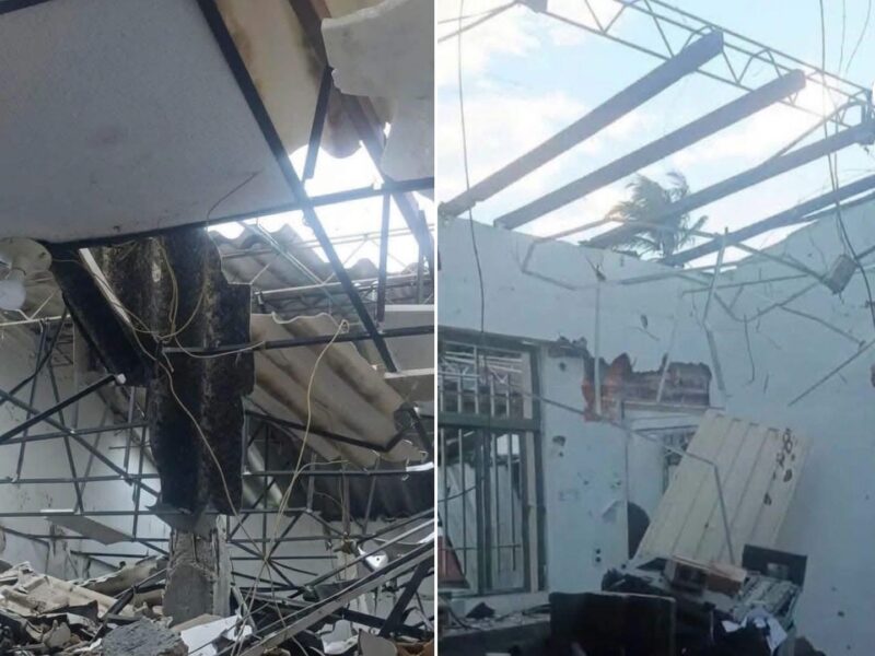 ataque con enjambre de drones explosivos sacude al batallon de ocana en norte de santander ataque en ocana redes sociales