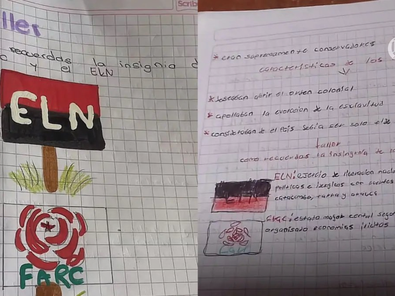 denuncian a profesora en norte de santander por pedir a ninos de primaria dibujar simbolos de farc y eln pagina web 800x600 denuncian a profesora en norte de santander por pedir a ninos de primaria di