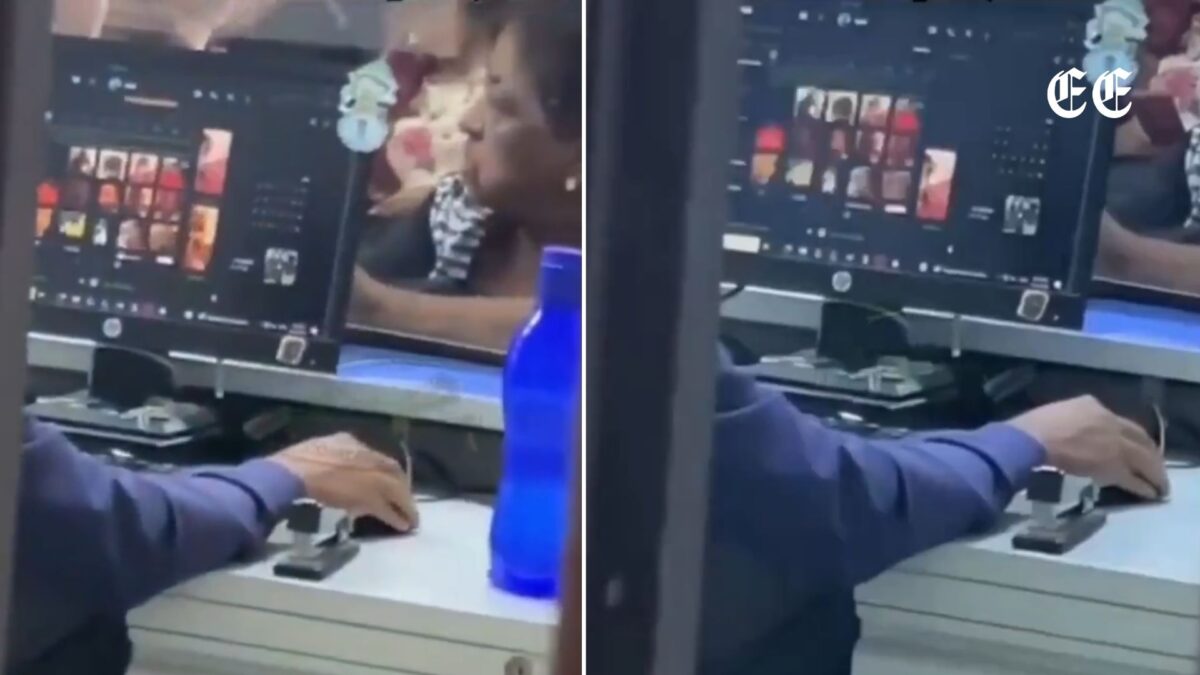 empleado de nueva eps en florencia fue grabado chateando mientras decenas de pacientes esperan por su medicamento empleado chateando nueva eps
