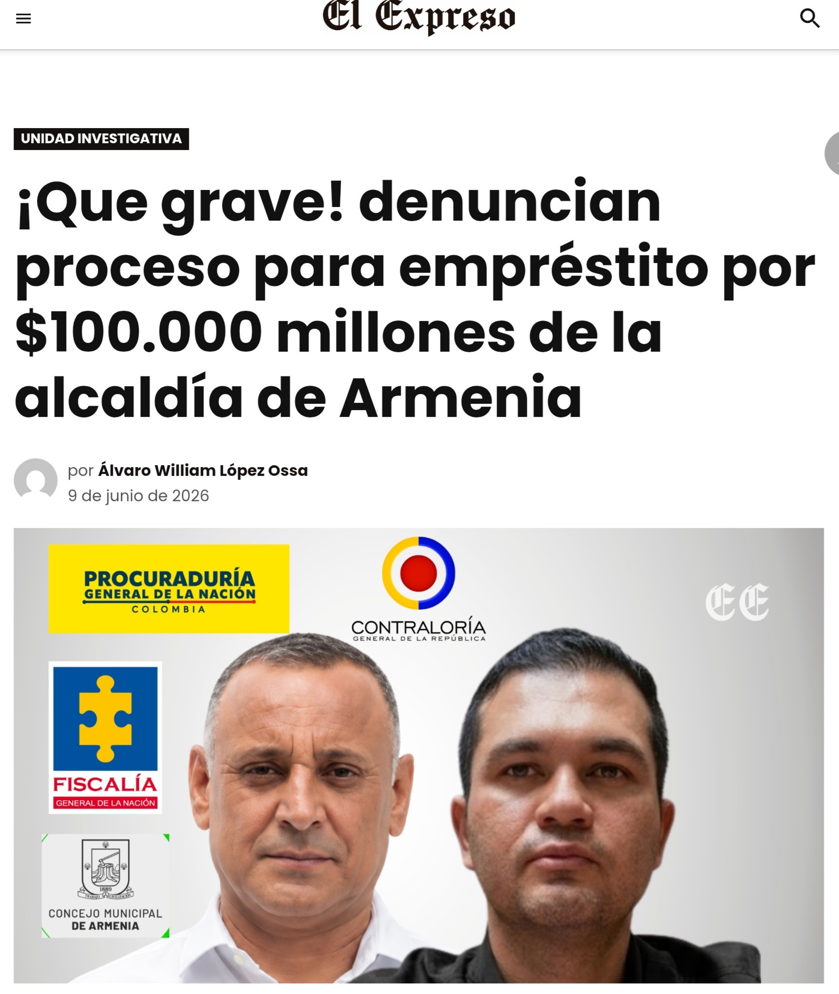 en riesgo endeudamiento de 100 000 millones de armenia juez admite demanda por presunta omision de un deficit de 14 792 millones