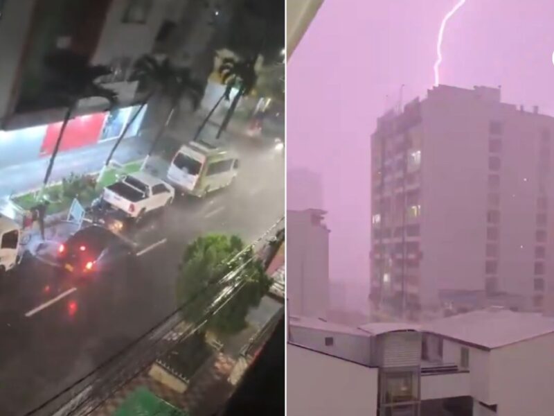 estragos e inundaciones tras el paso de una fuerte granizada por el area metropolitana de bucaramanga granizada bucaramanga iamgenes video redes sociales